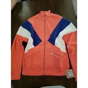 Champion Sweatshirt Full Zip Track Jacket Small Reverse Weave